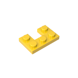 73831 | Plate, Modified 2 x 3 with 1 x 1 Cutout