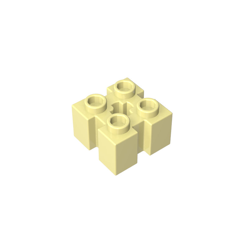 90258 | Brick, Modified 2 x 2 with Channels and Axle Hole