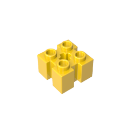 90258 | Brick, Modified 2 x 2 with Channels and Axle Hole