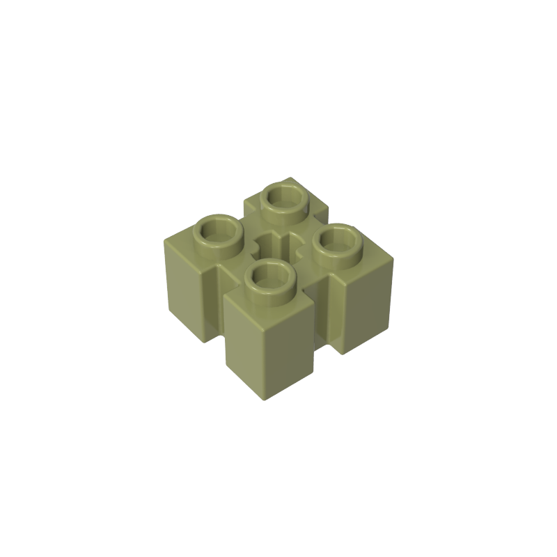 90258 | Brick, Modified 2 x 2 with Channels and Axle Hole