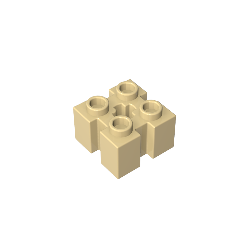 90258 | Brick, Modified 2 x 2 with Channels and Axle Hole