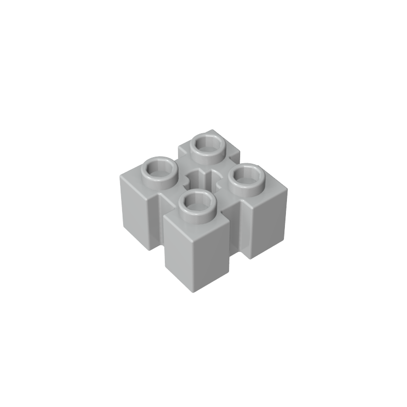 90258 | Brick, Modified 2 x 2 with Channels and Axle Hole