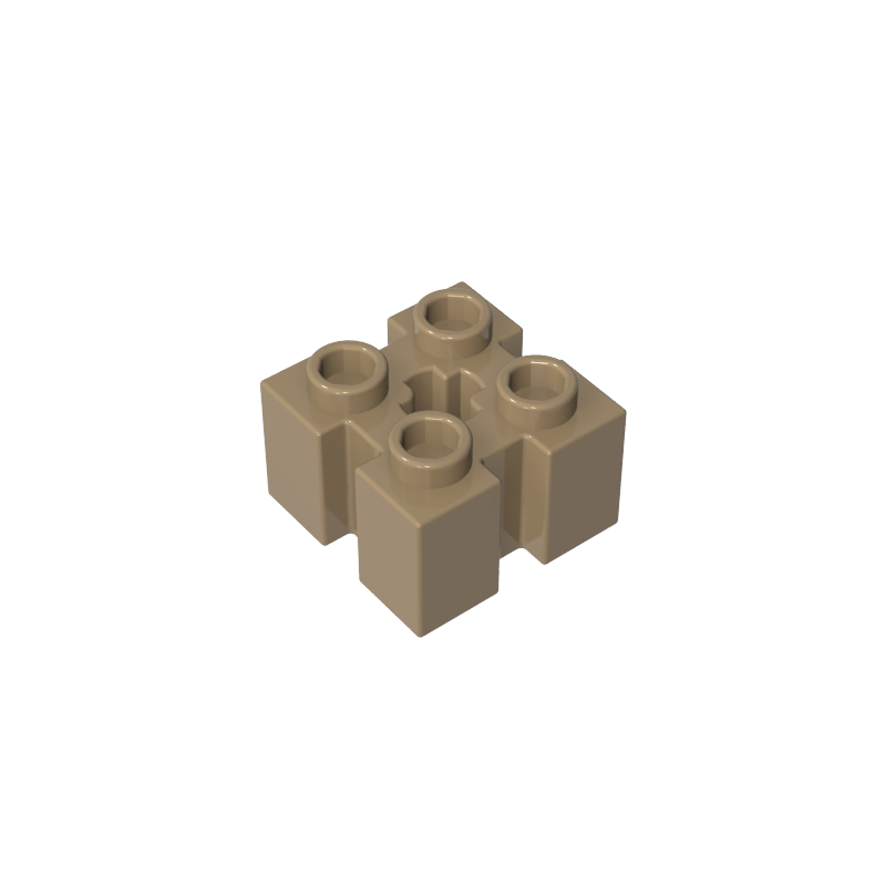90258 | Brick, Modified 2 x 2 with Channels and Axle Hole