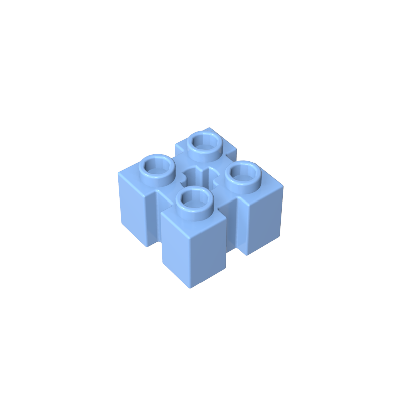 90258 | Brick, Modified 2 x 2 with Channels and Axle Hole