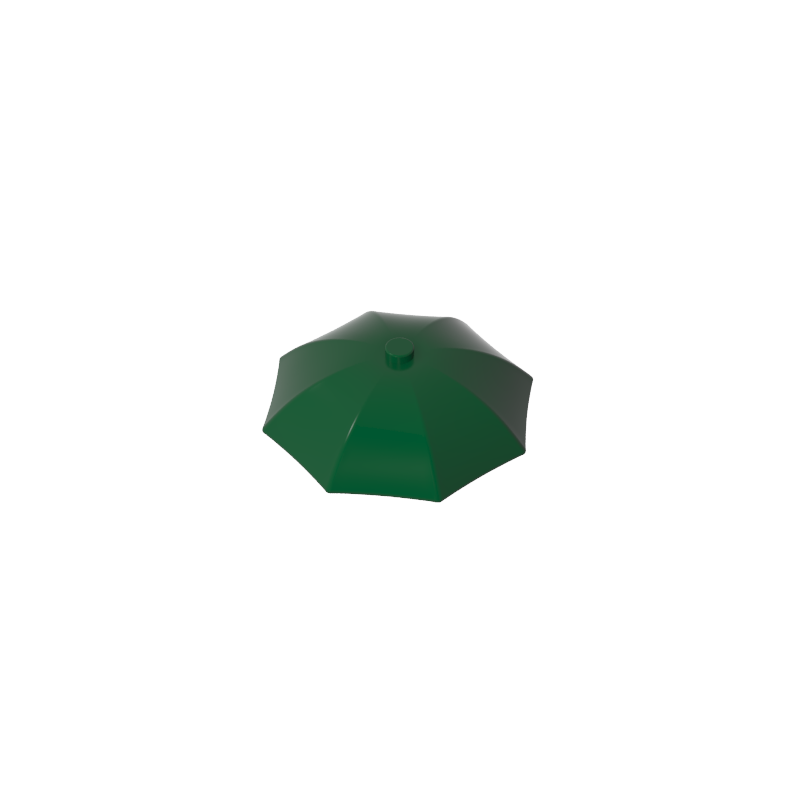 4094b | Utensil Umbrella Top with No Bottom Flaps, 6 x 6 with Top Stud