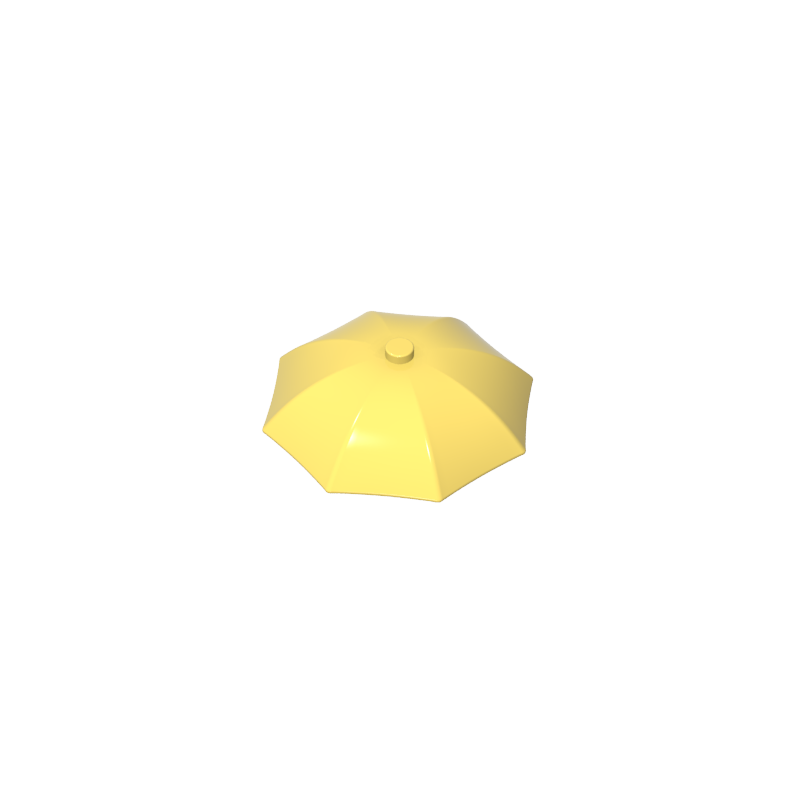 4094b | Utensil Umbrella Top with No Bottom Flaps, 6 x 6 with Top Stud