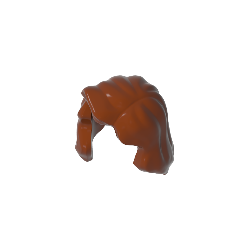 85974 | Hair Female Mid-Length with Part over Right Shoulder