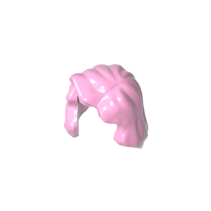 85974 | Hair Female Mid-Length with Part over Right Shoulder
