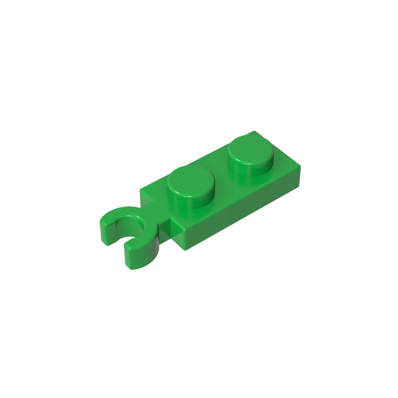 78256 | Plate, Modified 1 x 2 with Clip on End (Vertical Grip)
