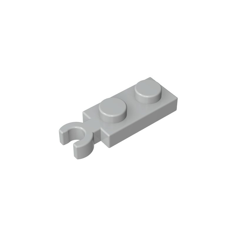 78256 | Plate, Modified 1 x 2 with Clip on End (Vertical Grip)
