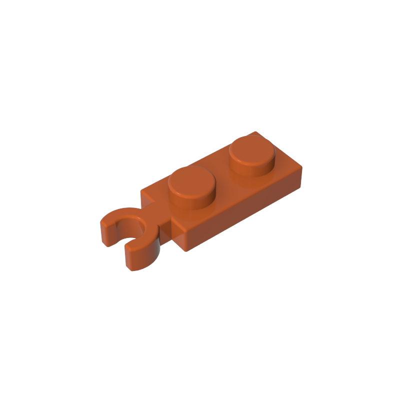 78256 | Plate, Modified 1 x 2 with Clip on End (Vertical Grip)