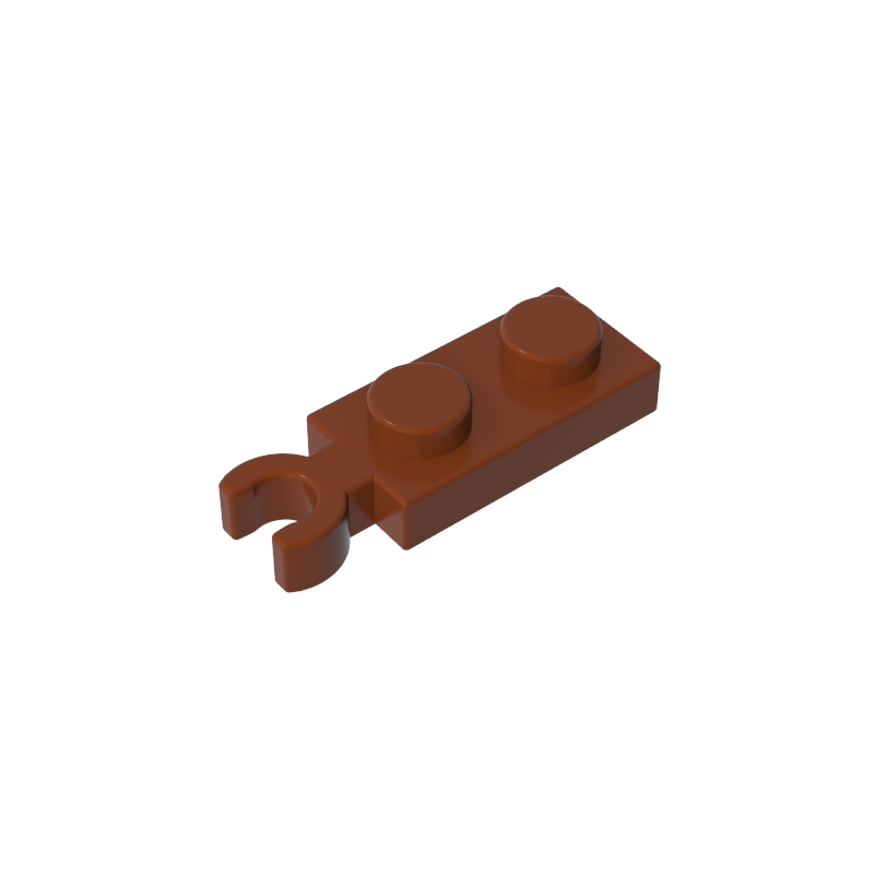 78256 | Plate, Modified 1 x 2 with Clip on End (Vertical Grip)