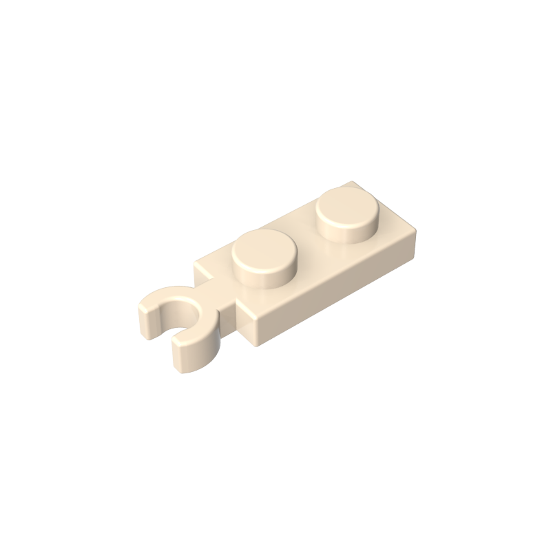 78256 | Plate, Modified 1 x 2 with Clip on End (Vertical Grip)
