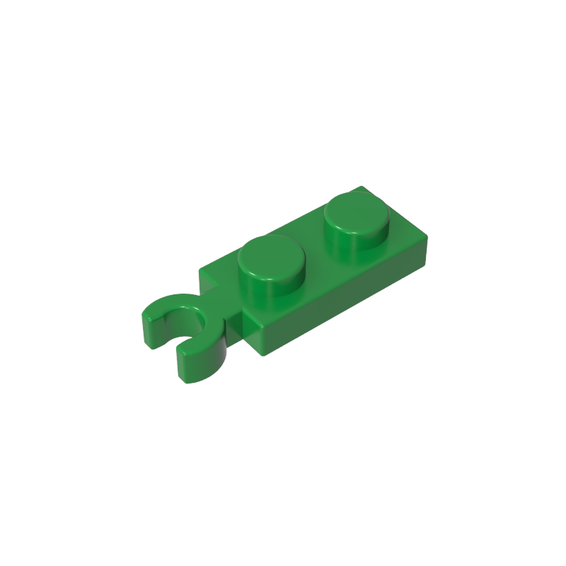 78256 | Plate, Modified 1 x 2 with Clip on End (Vertical Grip)