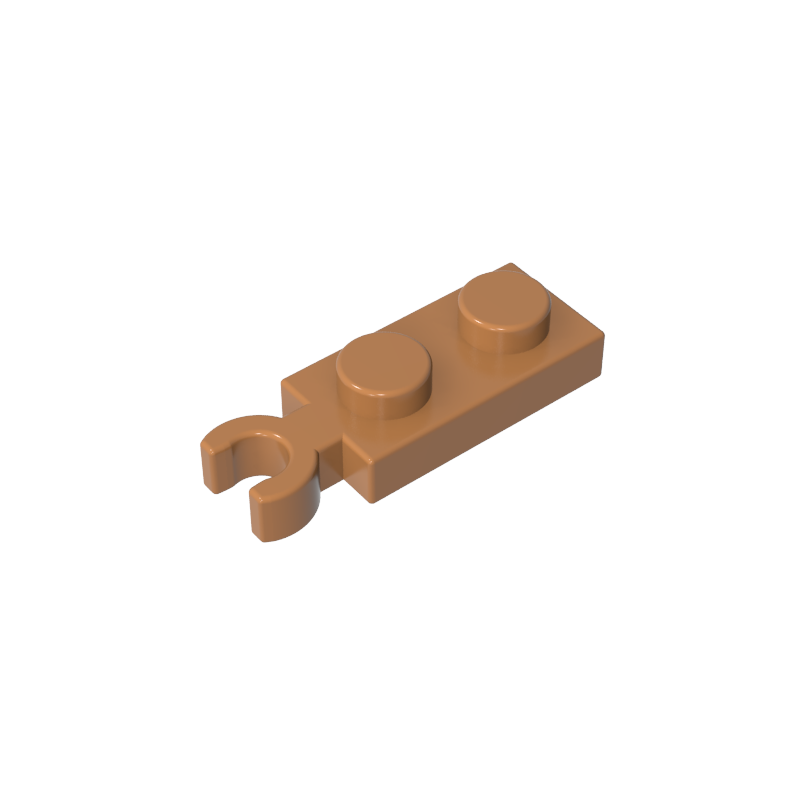 78256 | Plate, Modified 1 x 2 with Clip on End (Vertical Grip)