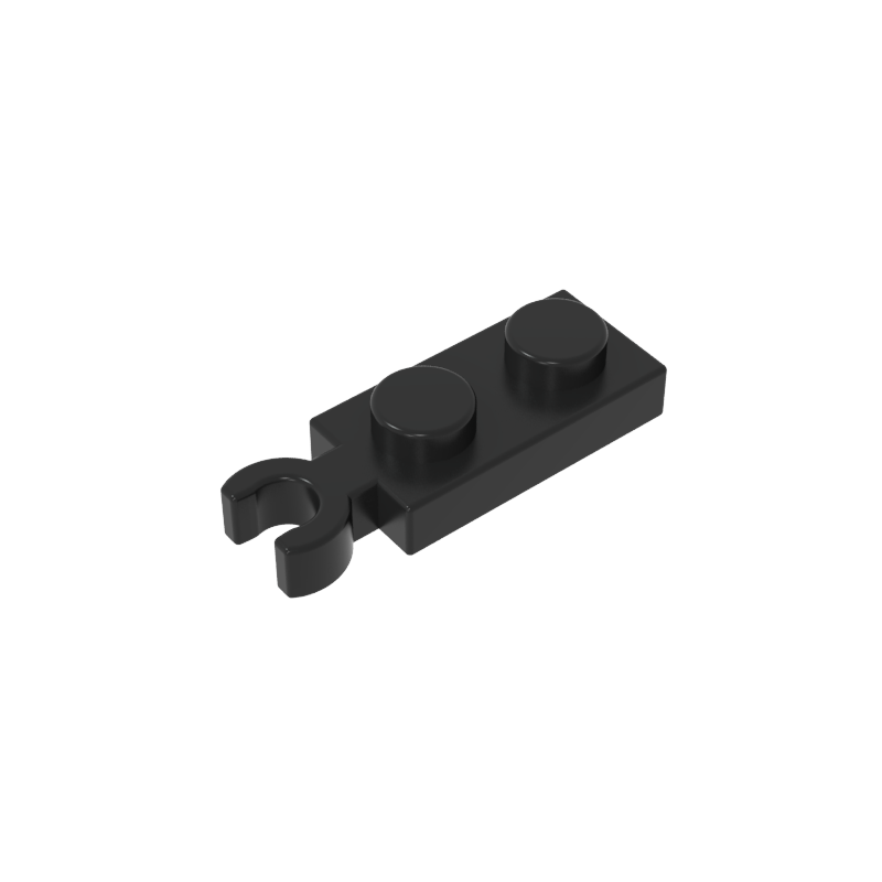78256 | Plate, Modified 1 x 2 with Clip on End (Vertical Grip)
