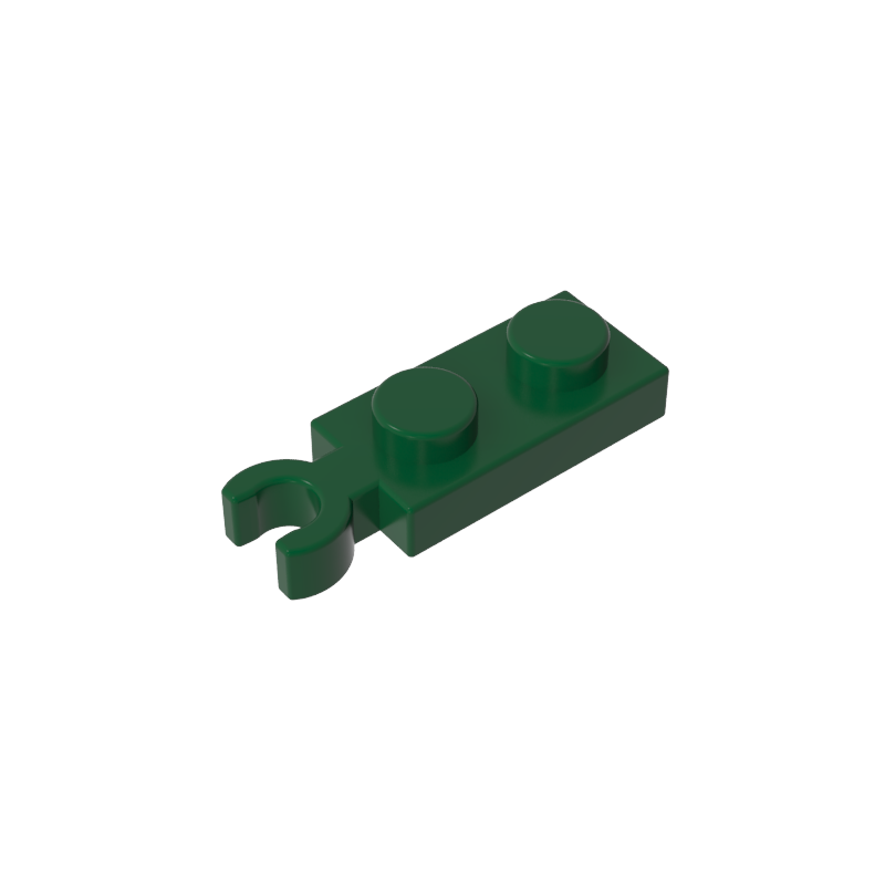 78256 | Plate, Modified 1 x 2 with Clip on End (Vertical Grip)