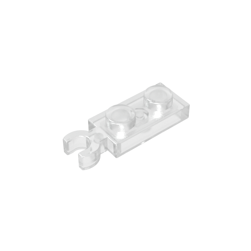 78256 | Plate, Modified 1 x 2 with Clip on End (Vertical Grip)