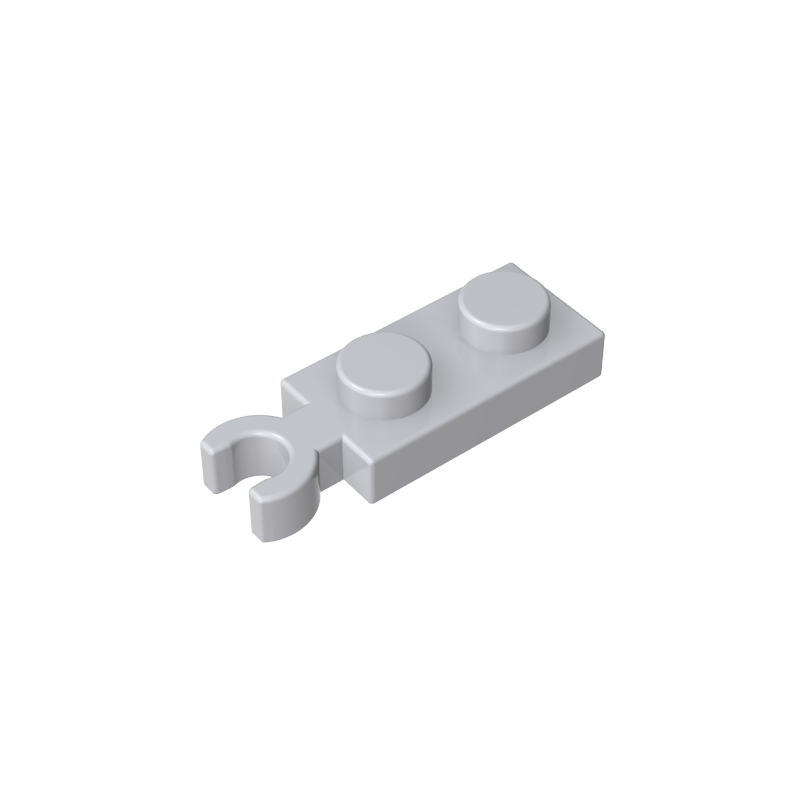 78256 | Plate, Modified 1 x 2 with Clip on End (Vertical Grip)