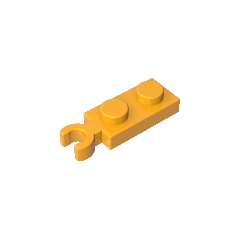 78256 | Plate, Modified 1 x 2 with Clip on End (Vertical Grip)