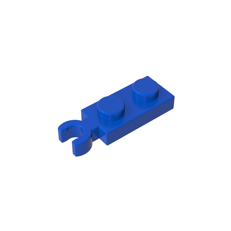 78256 | Plate, Modified 1 x 2 with Clip on End (Vertical Grip)