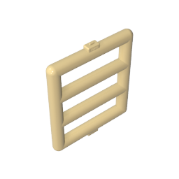 6016 | Bar 1 x 4 x 3 Window Grille