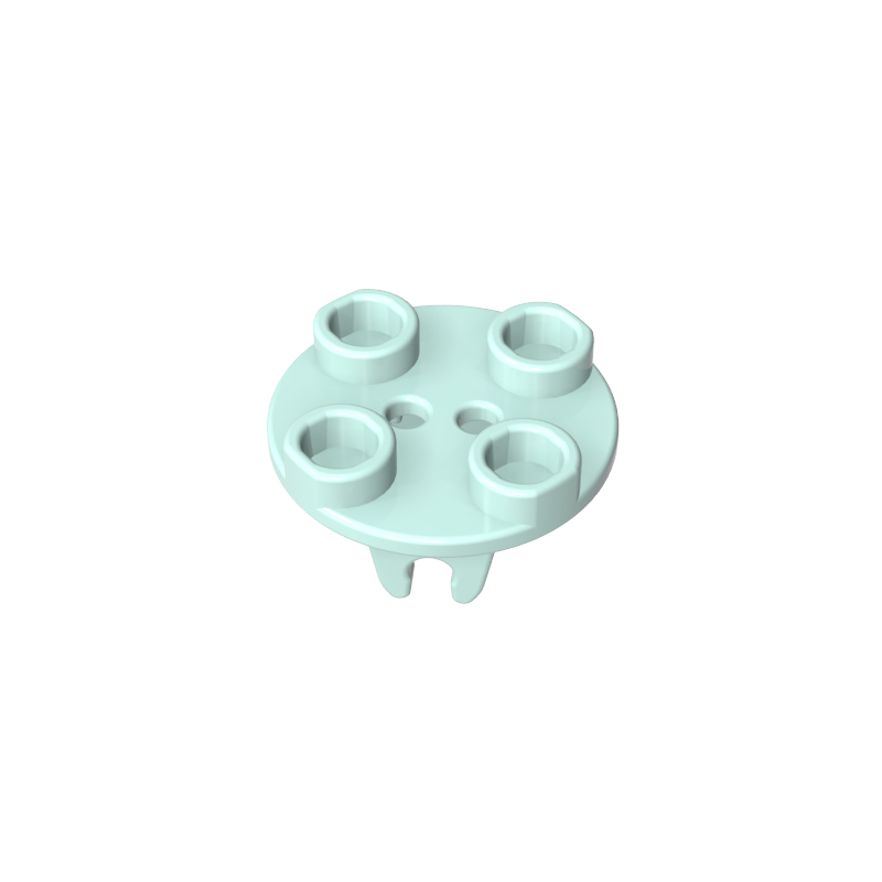 2655 | Plate, Round 2 x 2 Thin with Wheel Holder