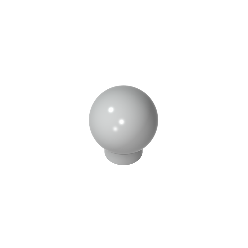 33176 | Brick, Round 1 x 1 with Ball (Finial)