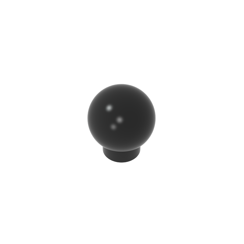 33176 | Brick, Round 1 x 1 with Ball (Finial)