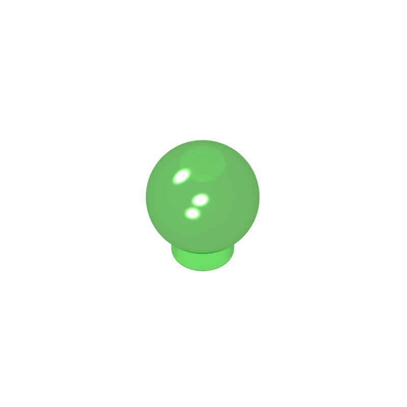 33176 | Brick, Round 1 x 1 with Ball (Finial)