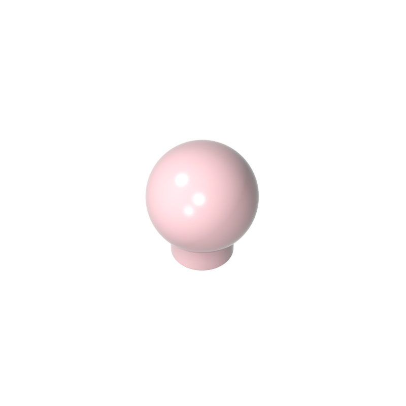33176 | Brick, Round 1 x 1 with Ball (Finial)