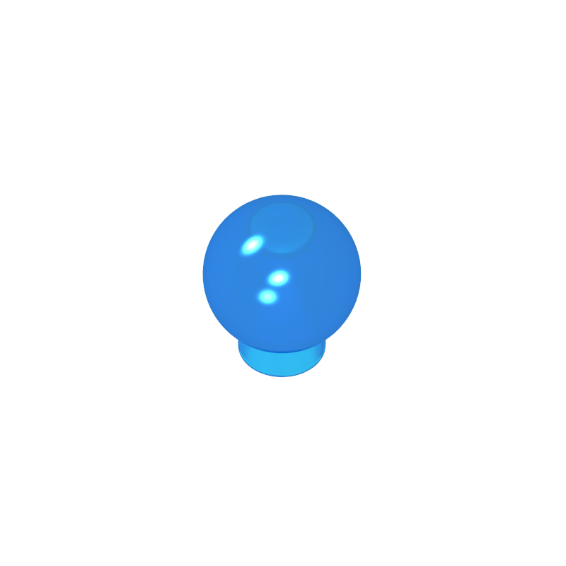 33176 | Brick, Round 1 x 1 with Ball (Finial)