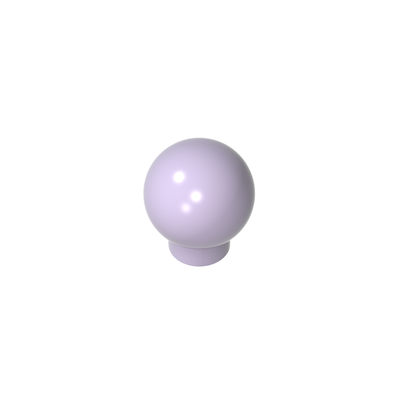 33176 | Brick, Round 1 x 1 with Ball (Finial)