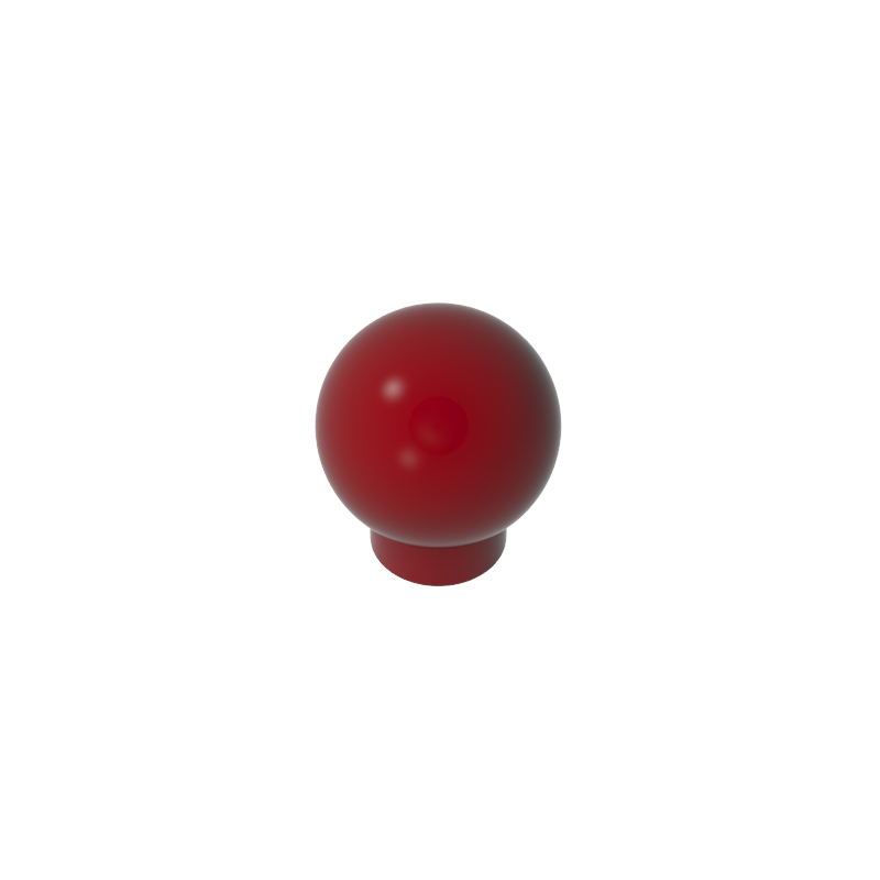 33176 | Brick, Round 1 x 1 with Ball (Finial)