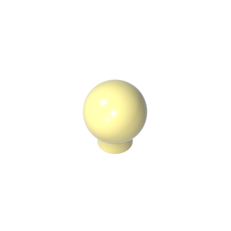33176 | Brick, Round 1 x 1 with Ball (Finial)