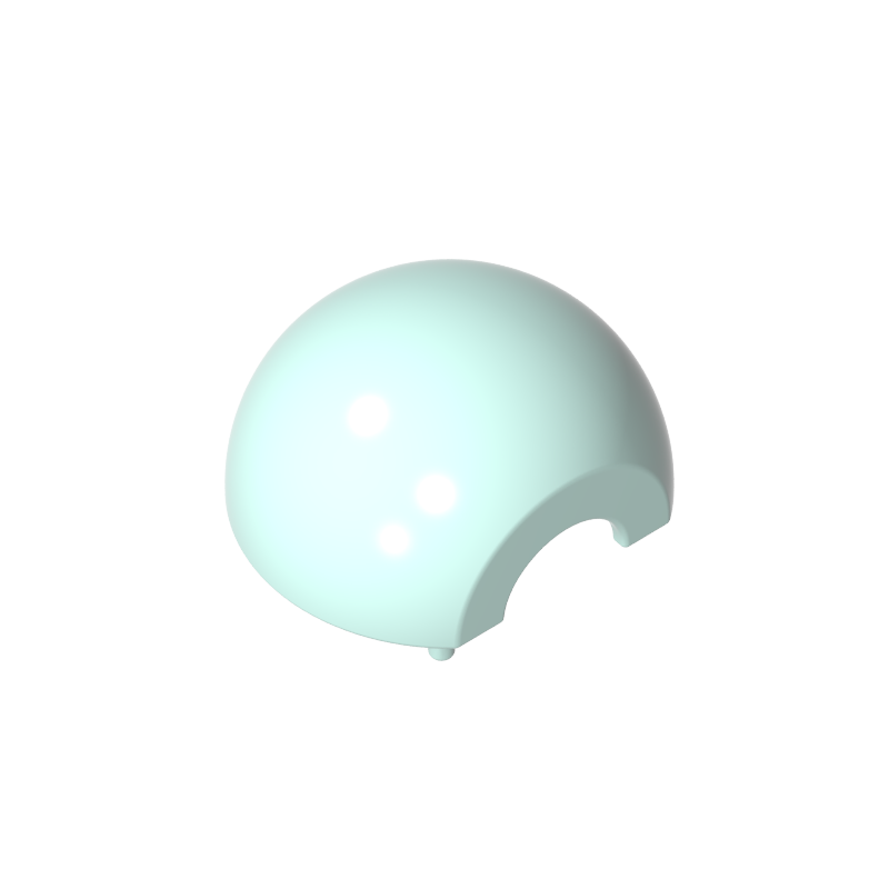 61287 | Cylinder Hemisphere 2 x 2 with Cutout