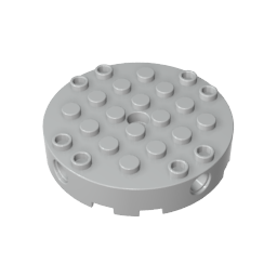 18897 | Brick, Round 6 x 6 with 4 Side Pin Holes and Center Hole