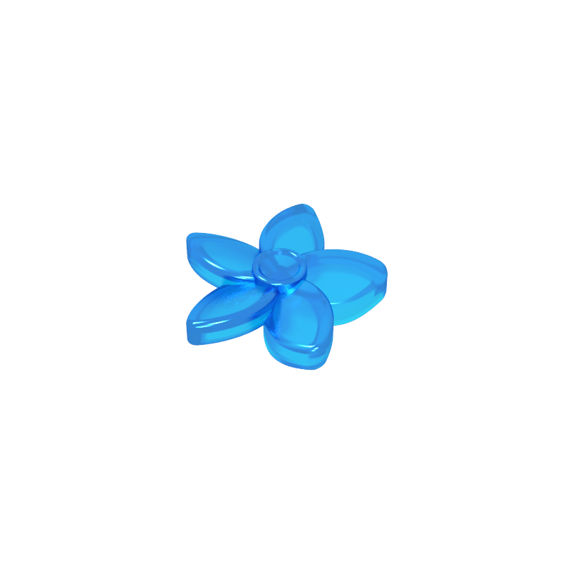 18853 | Friends Accessories Hair Decoration, Flower with Pointed Petals and Small Pin