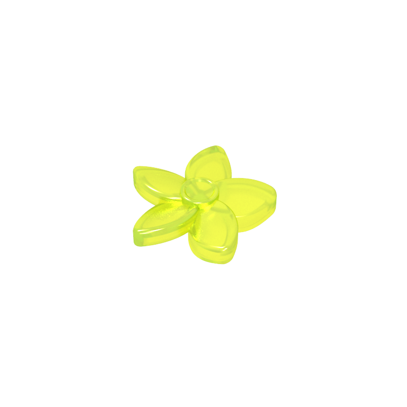18853 | Friends Accessories Hair Decoration, Flower with Pointed Petals and Small Pin