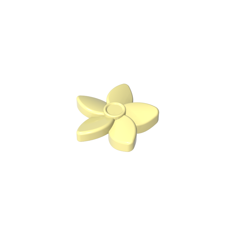 18853 | Friends Accessories Hair Decoration, Flower with Pointed Petals and Small Pin