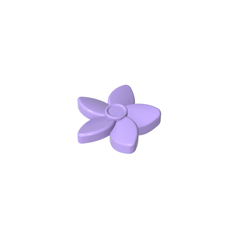 18853 | Friends Accessories Hair Decoration, Flower with Pointed Petals and Small Pin