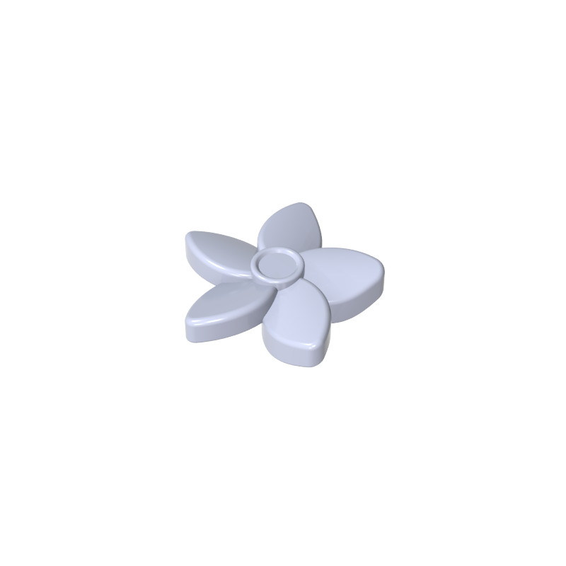 18853 | Friends Accessories Hair Decoration, Flower with Pointed Petals and Small Pin