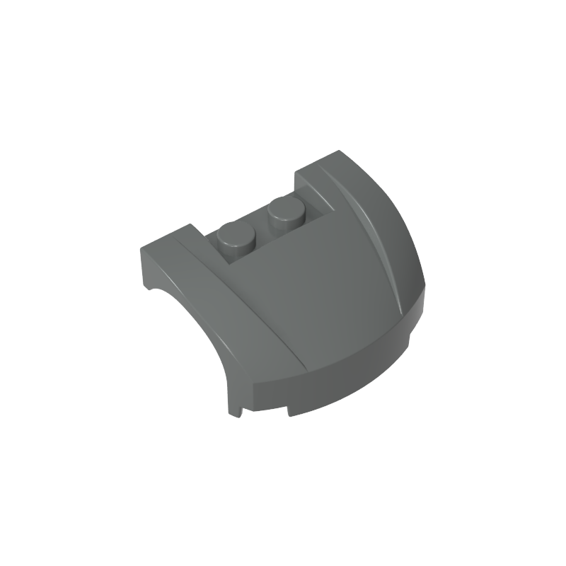 98835 | Vehicle, Mudguard 3 x 4 x 1 2/3 Curved Front