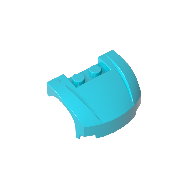 98835 | Vehicle, Mudguard 3 x 4 x 1 2/3 Curved Front