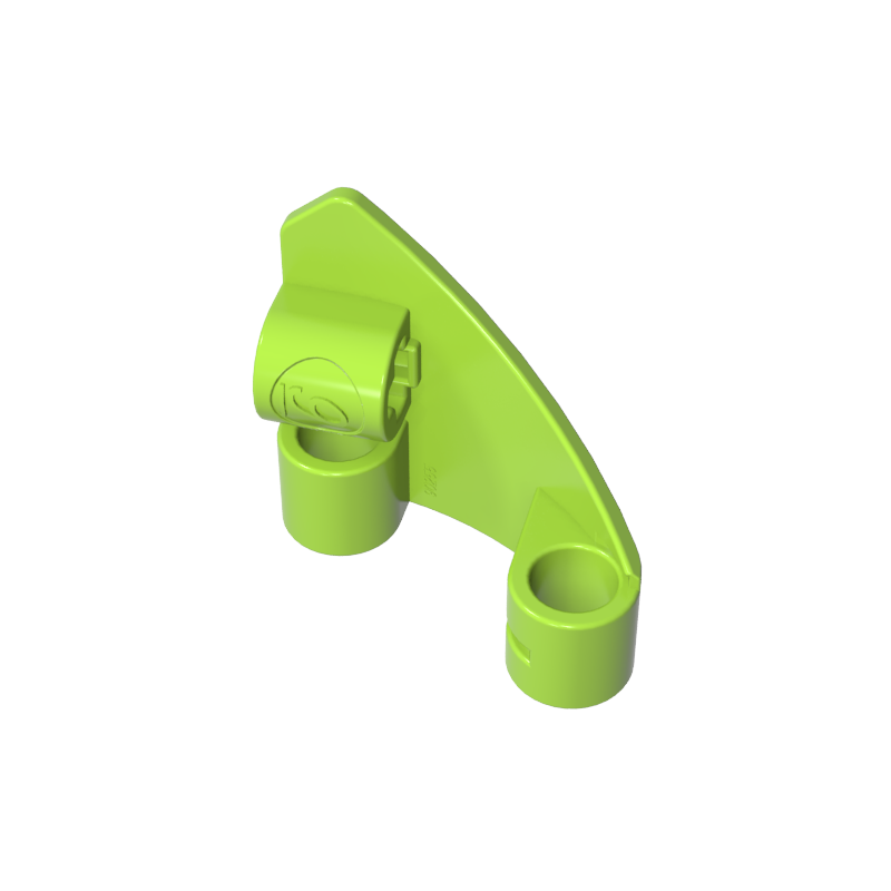 2395 | Technical Panel Curved # 9 3 x 3 Tapered Left