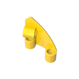 2395 | Technical Panel Curved # 9 3 x 3 Tapered Left