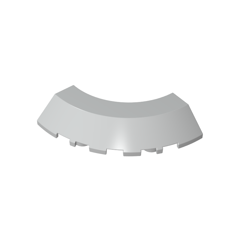 76795 | Brick, Round Corner 5 x 5 with Slope 45 Edge without Studs