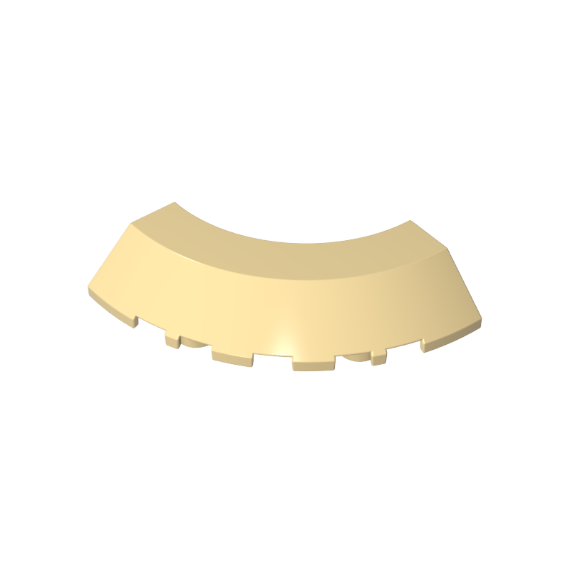 76795 | Brick, Round Corner 5 x 5 with Slope 45 Edge without Studs