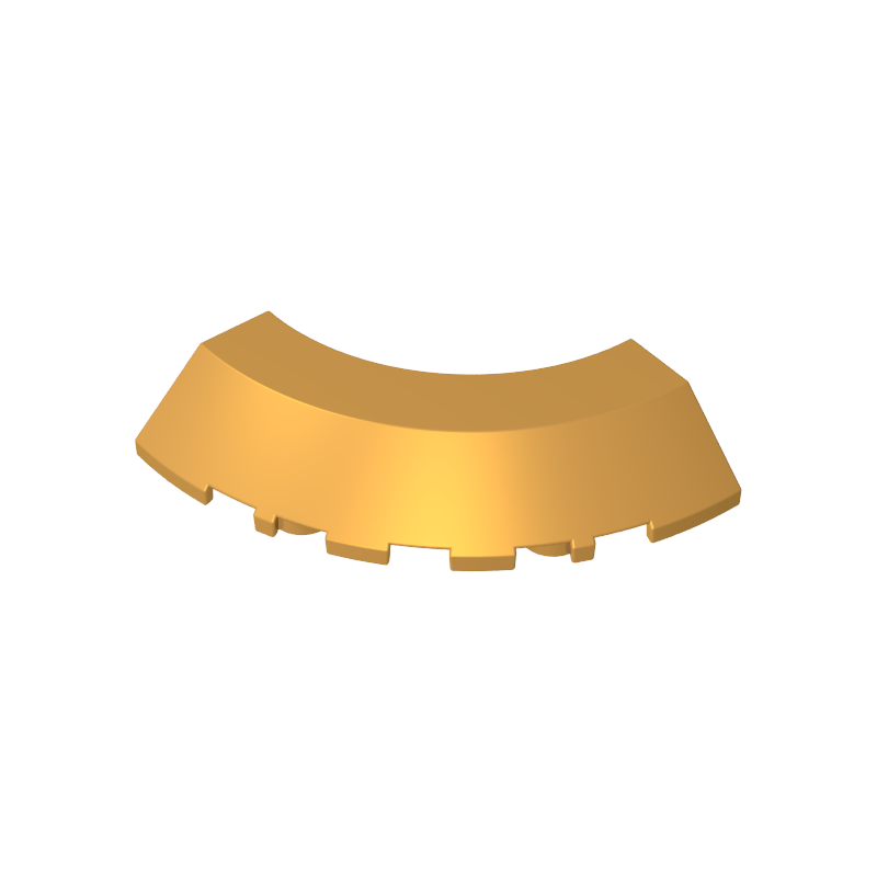 76795 | Brick, Round Corner 5 x 5 with Slope 45 Edge without Studs