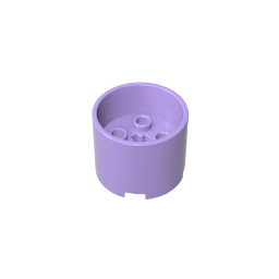 73111 | Brick, Round 3 x 3 x 2 with Recessed Center and Axle Hole